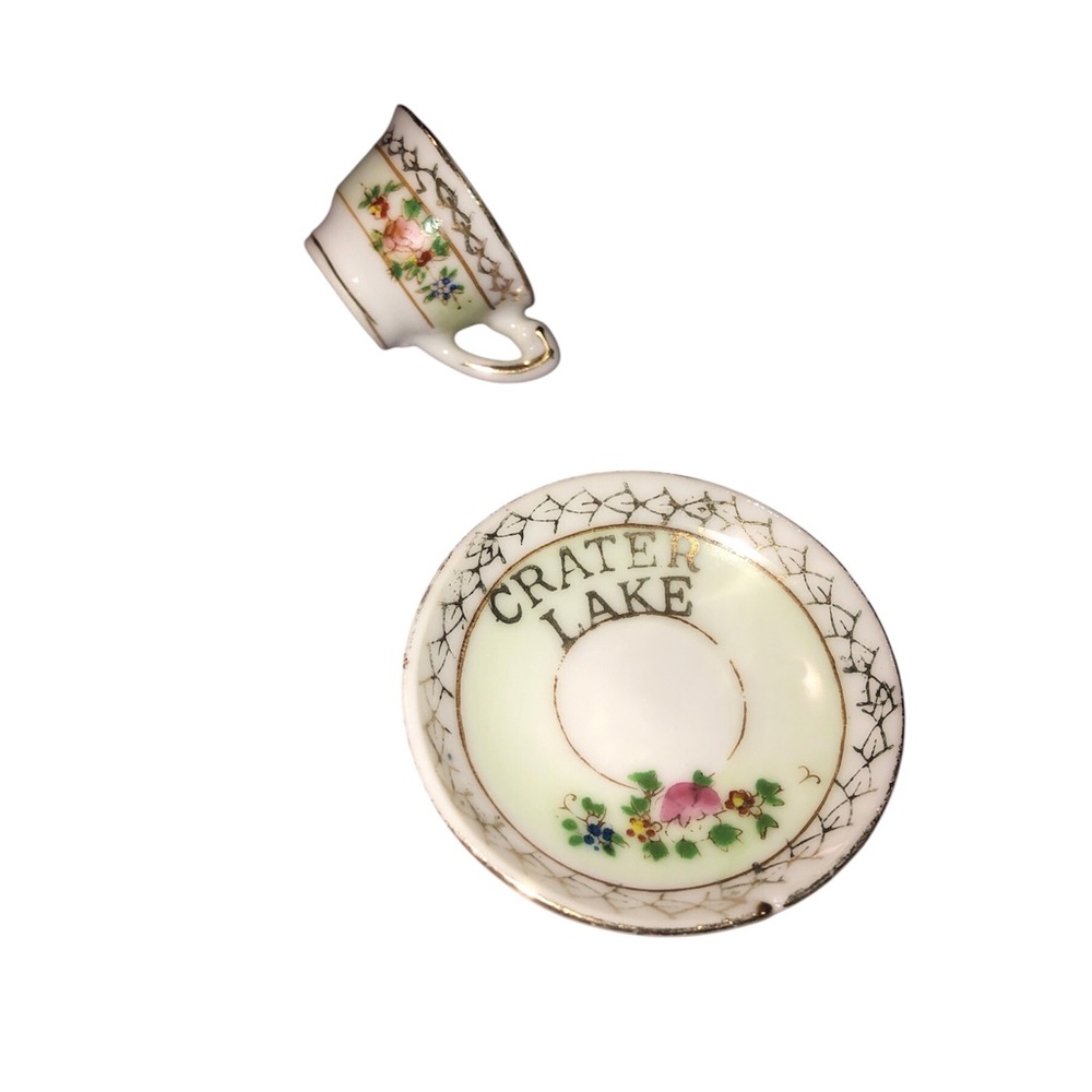 Crater Lake Cup and Saucer Set